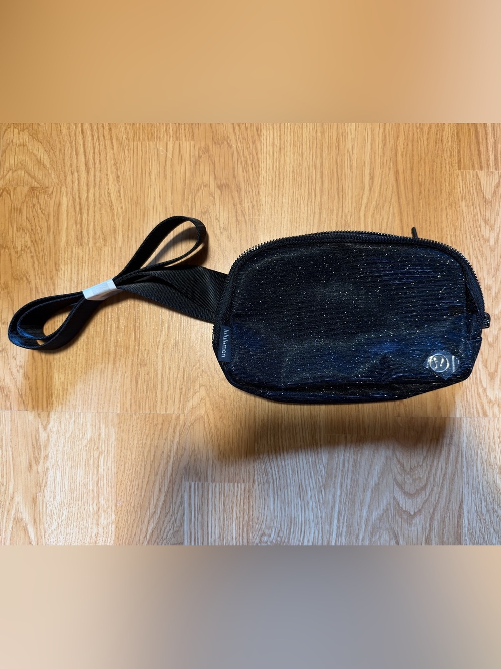 Lululemon Everywhere Belt Bag 1L Black Glitter NWT